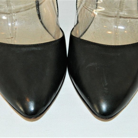 MaxMartin Betty Noir Ankle Strap Pumps - Picture 5 of 11